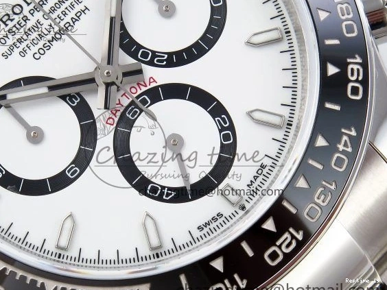 1221 Daytona 126500 QF 1:1 Best Edition 904L Steel White Dial on SS Braclet SH4131 V Stretchable 1297